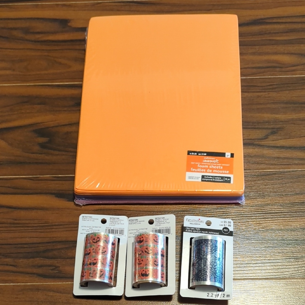 Foam Sheers And Crafting Tape All Brand New